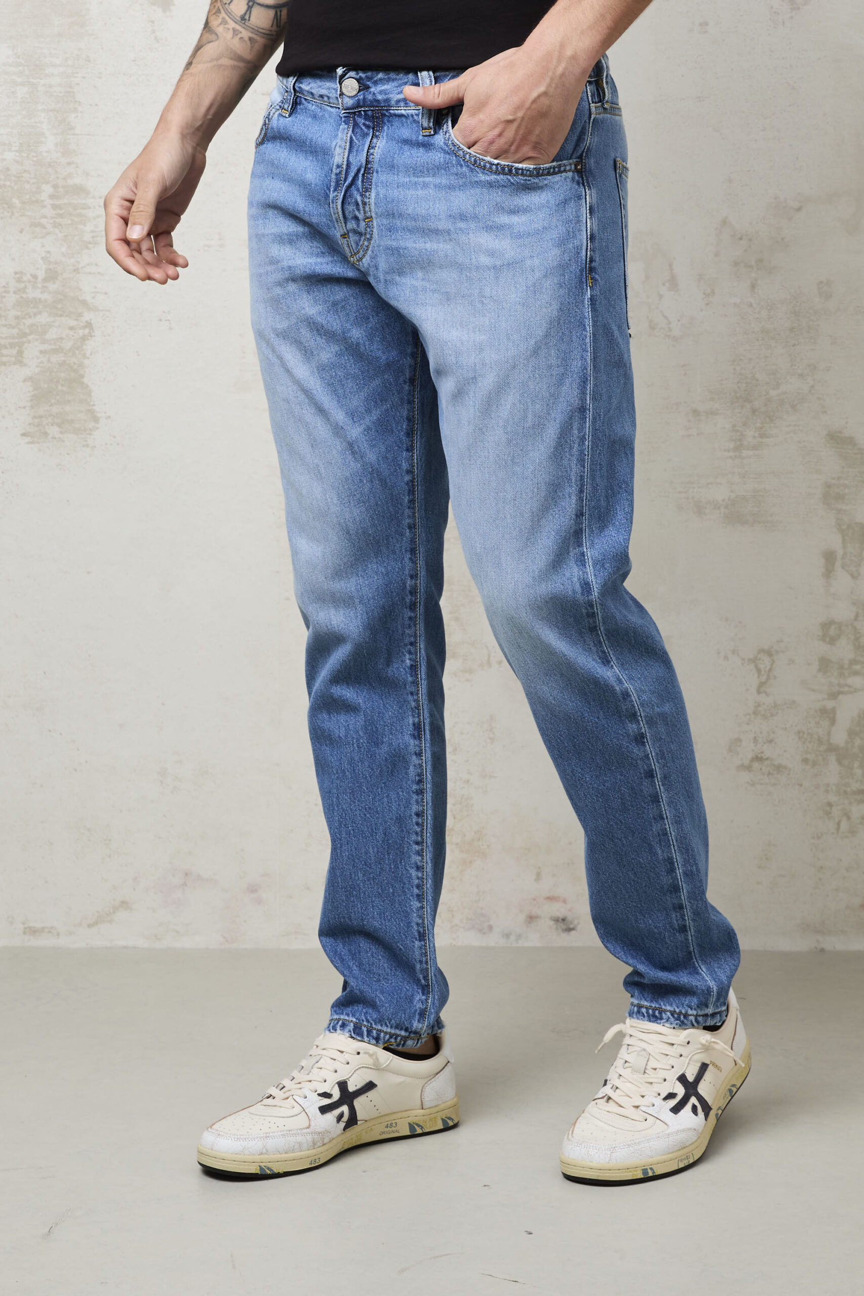 Parrion 1581 Men's Slim-Fit Jeans - Stylish & Comfortable Denim Pants
