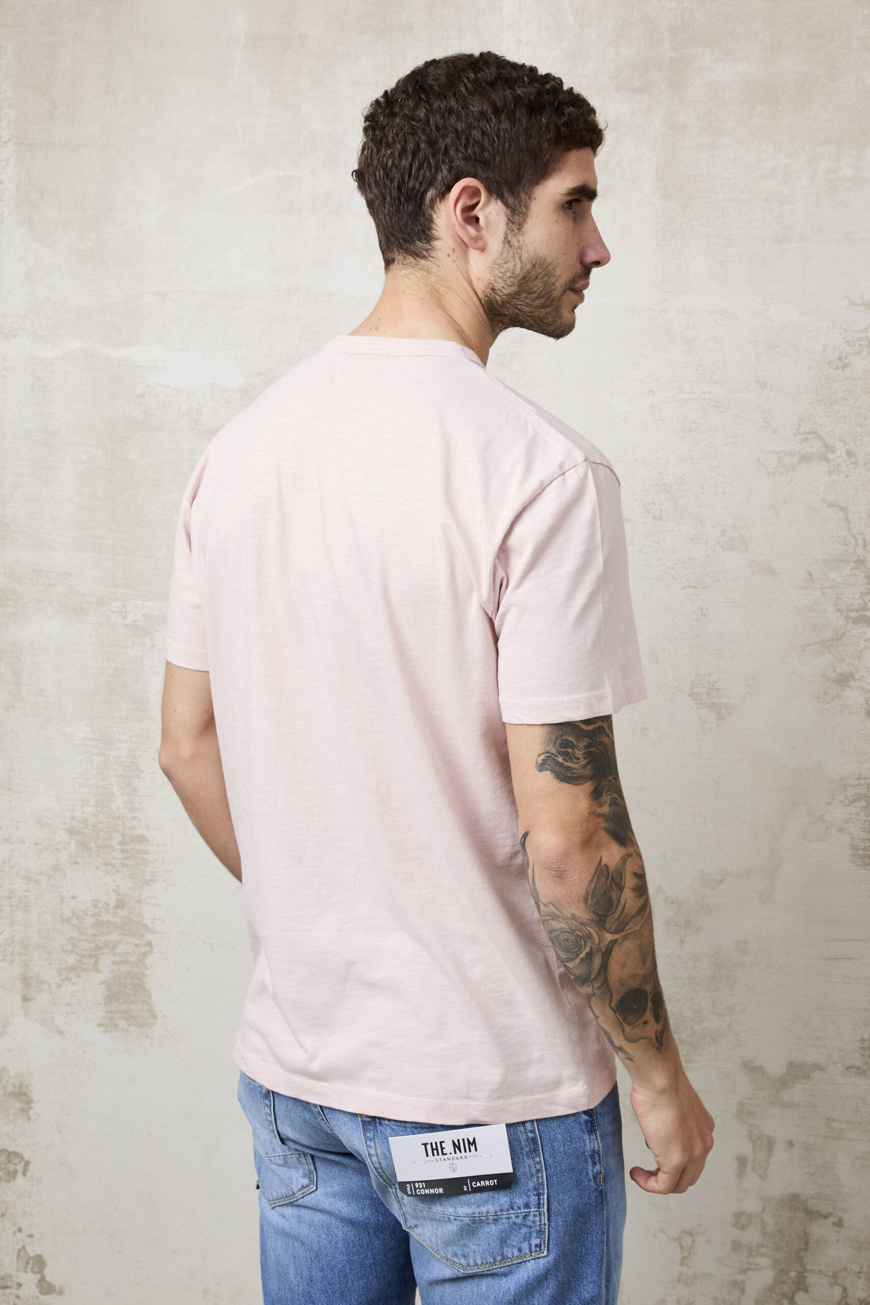 Parrion 1356 Men's Pink T-Shirt - Soft & Stylish Casual Tee - Image 5
