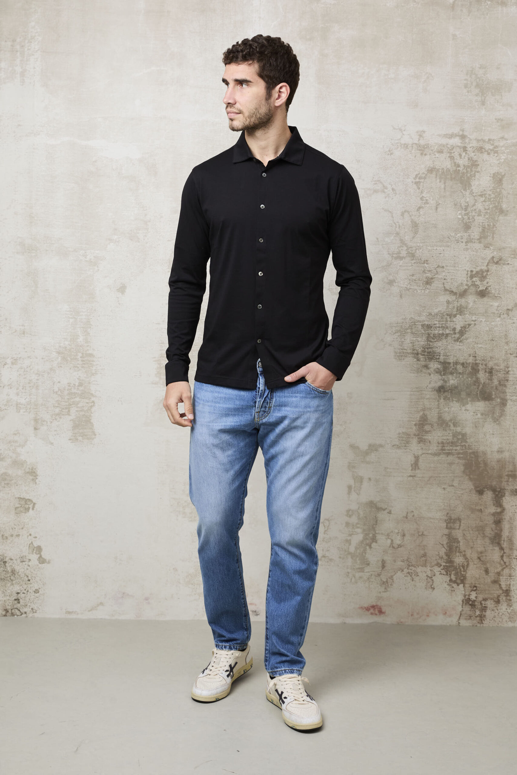 Parrion 1303 Women's Black Shirt - Stylish & Comfortable Button-Down Top