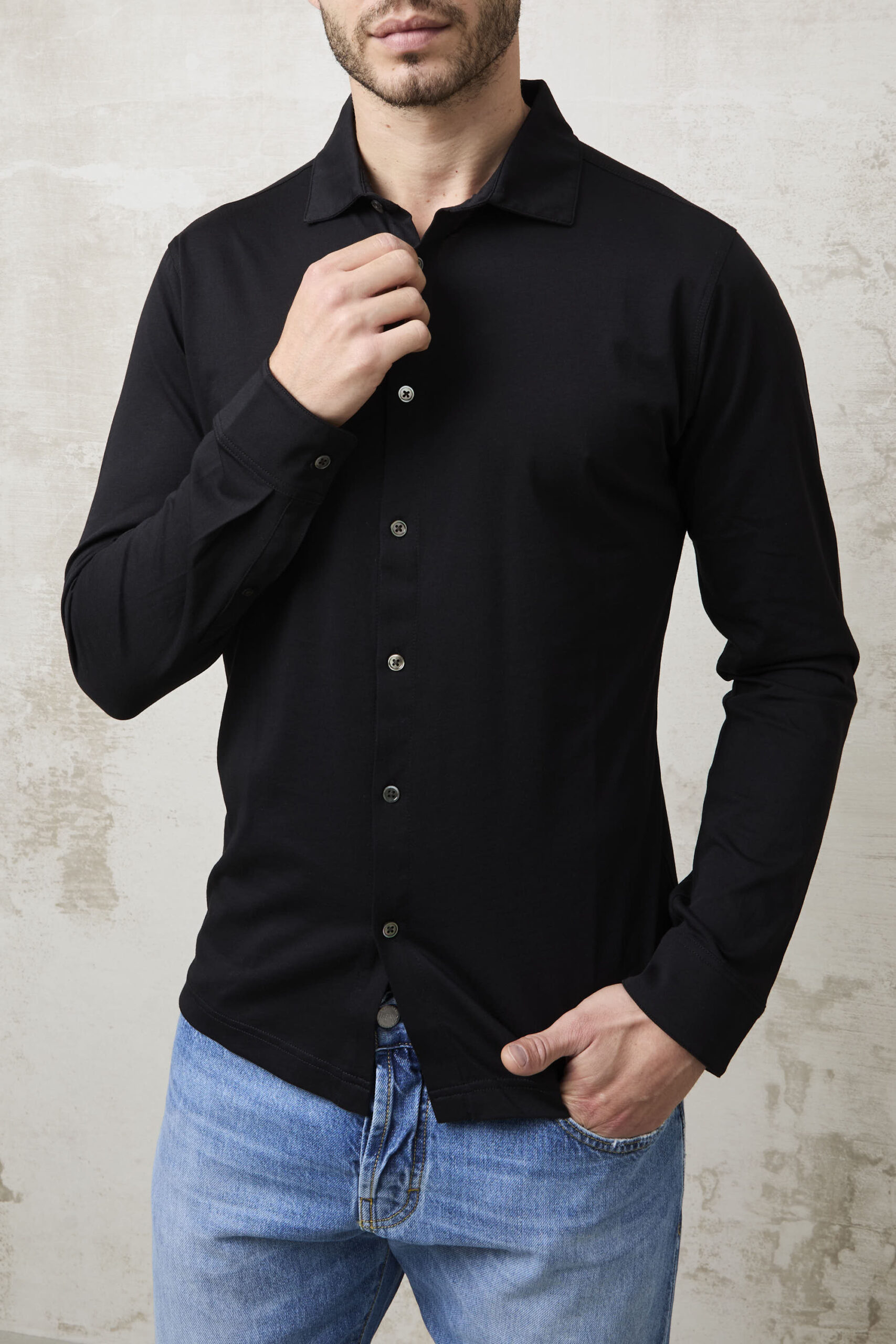 Parrion 1303 Women's Black Shirt - Stylish & Comfortable Button-Down Top - Image 6