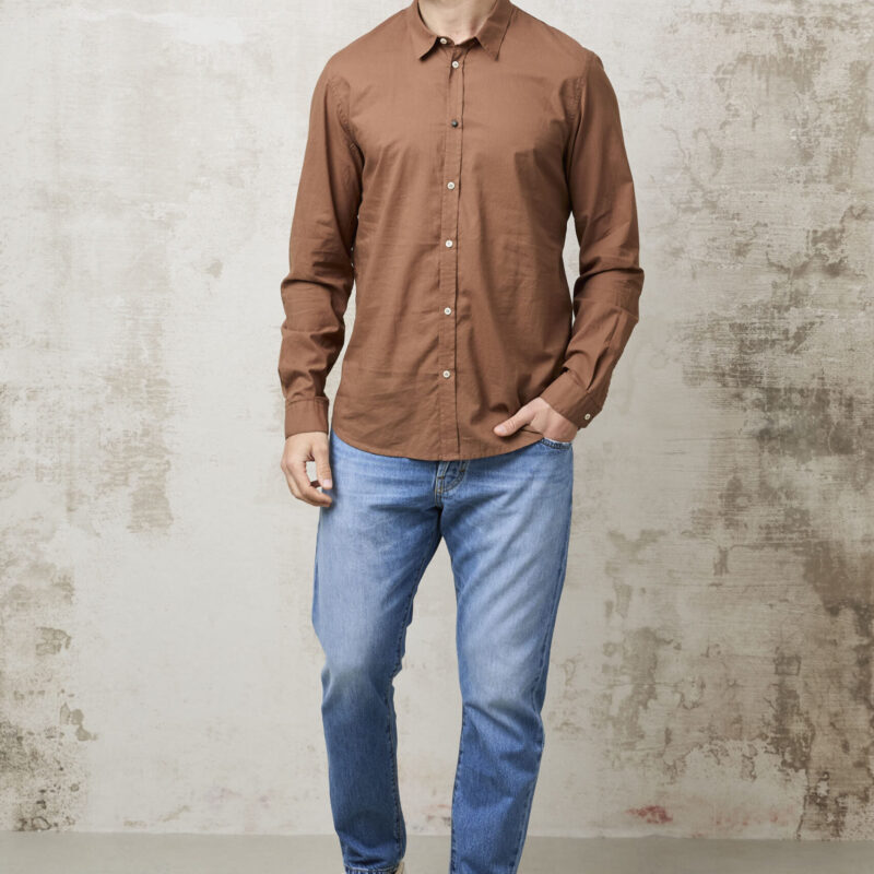 Parrion 1653 Women's Brown Lady Shirt - Elegant & Comfortable Button-Down Top