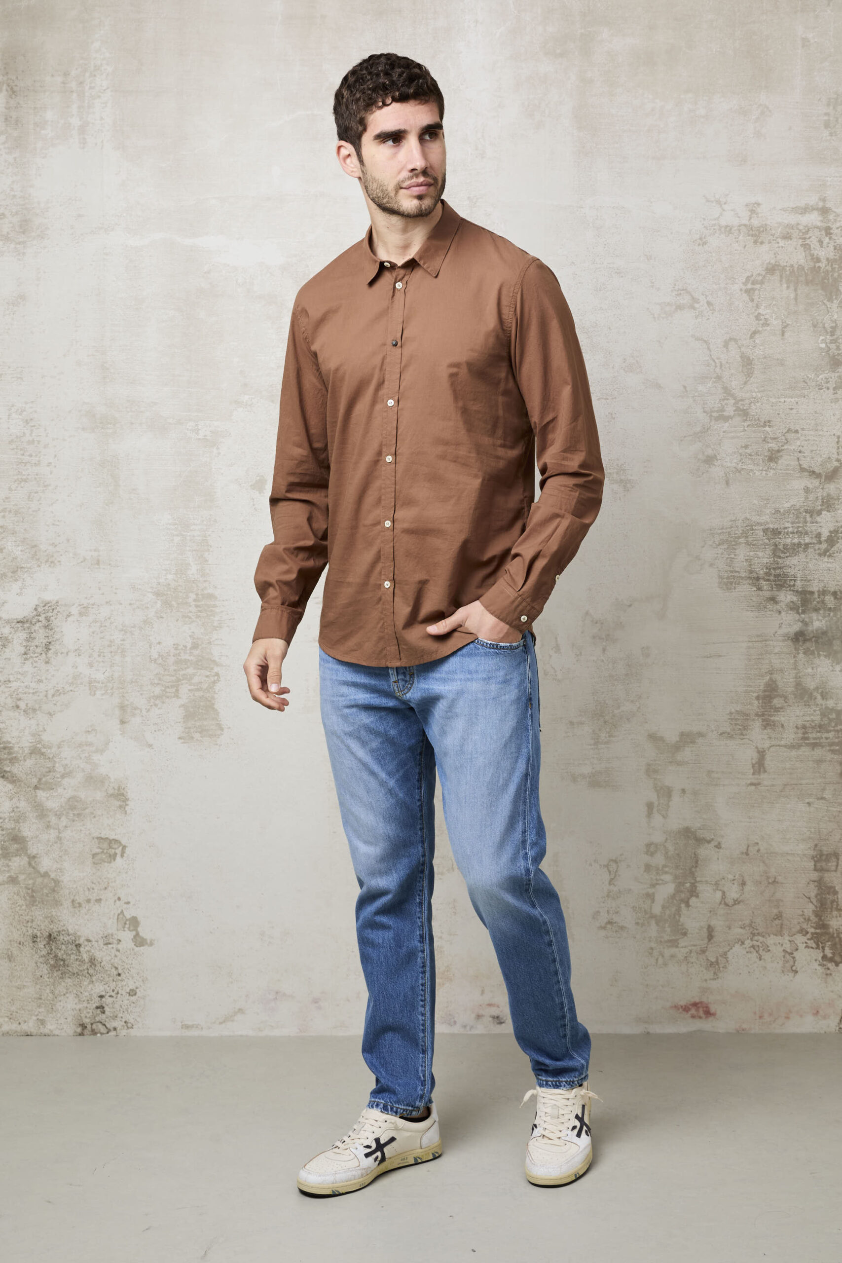 Parrion 1653 Women's Brown Lady Shirt - Elegant & Comfortable Button-Down Top - Image 2