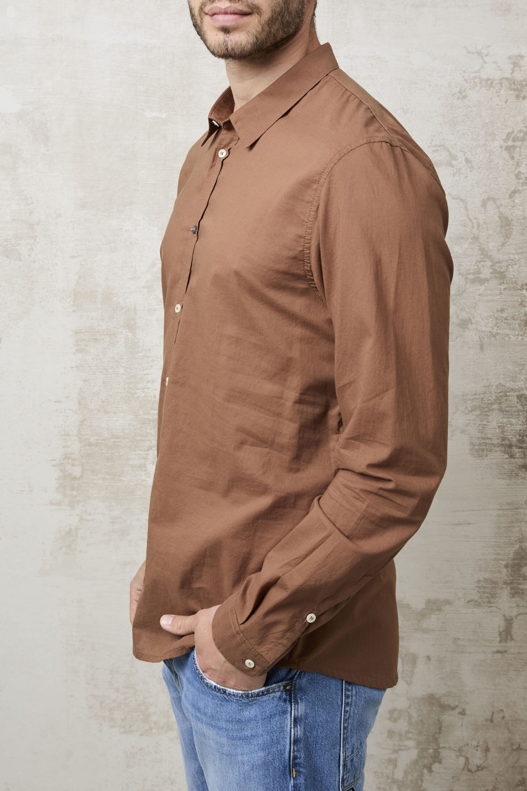 Parrion 1653 Women's Brown Lady Shirt - Elegant & Comfortable Button-Down Top - Image 5