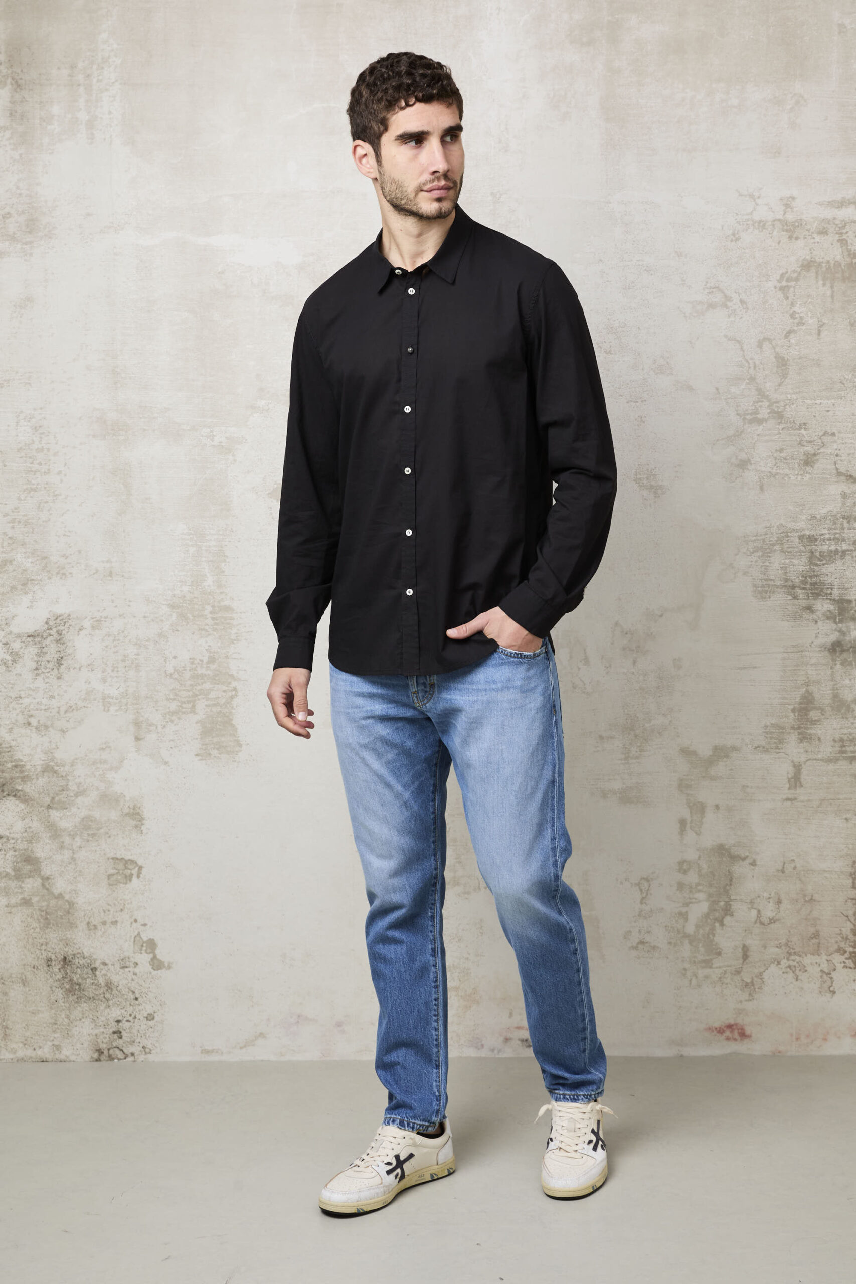 Parrion 1654 Women's Black Lady Shirt - Elegant & Stylish Button-Down Shirt - Image 3