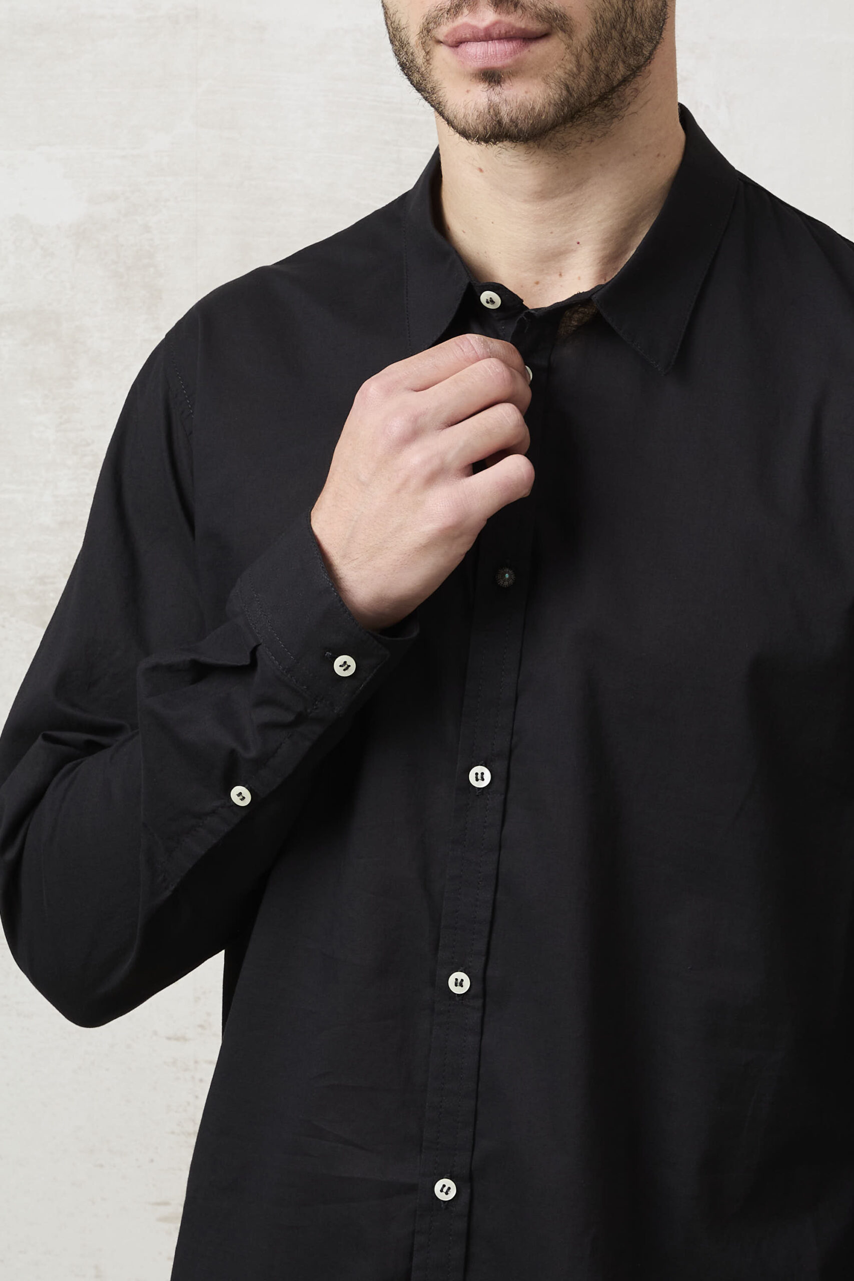 Parrion 1654 Women's Black Lady Shirt - Elegant & Stylish Button-Down Shirt - Image 4