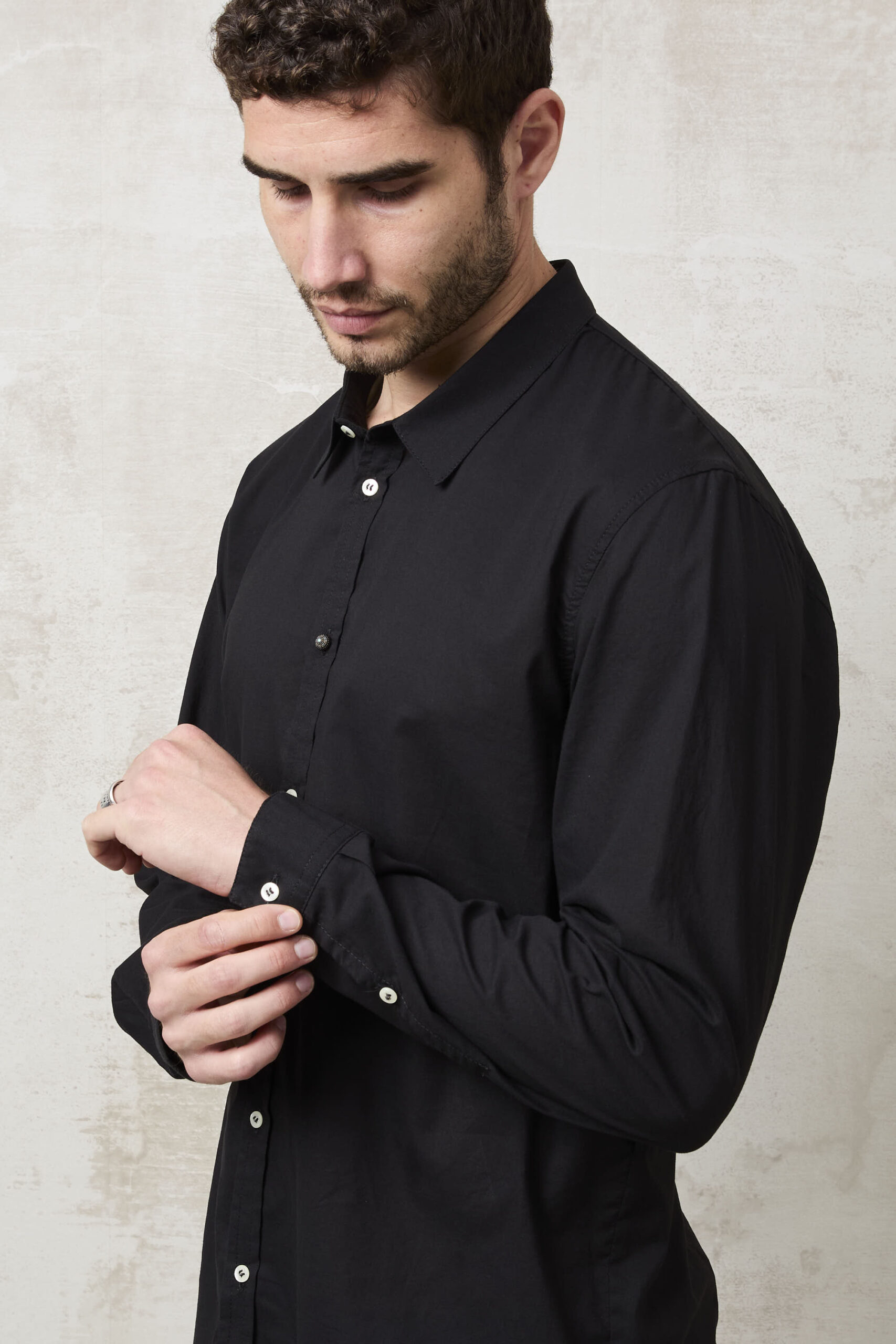 Parrion 1654 Women's Black Lady Shirt - Elegant & Stylish Button-Down Shirt - Image 6