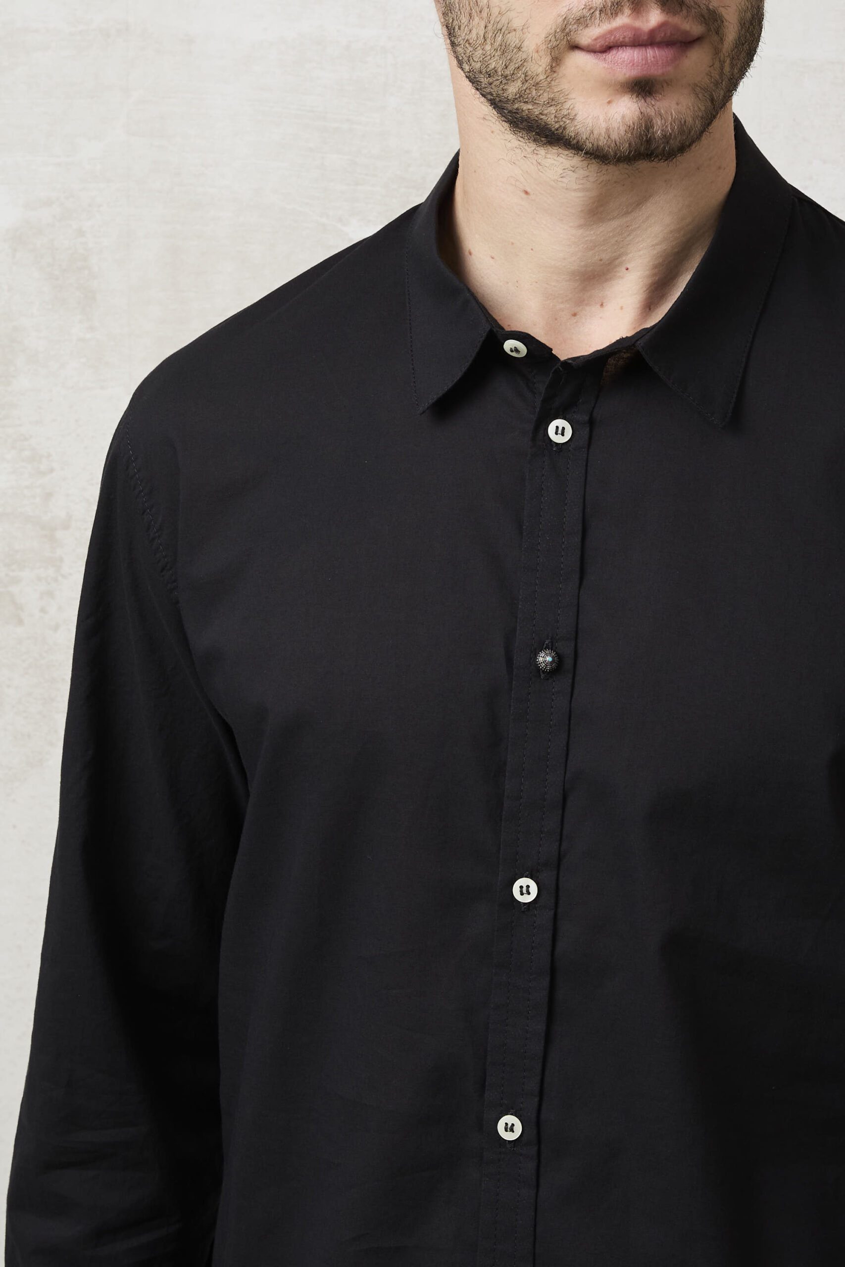 Parrion 1654 Women's Black Lady Shirt - Elegant & Stylish Button-Down Shirt - Image 7