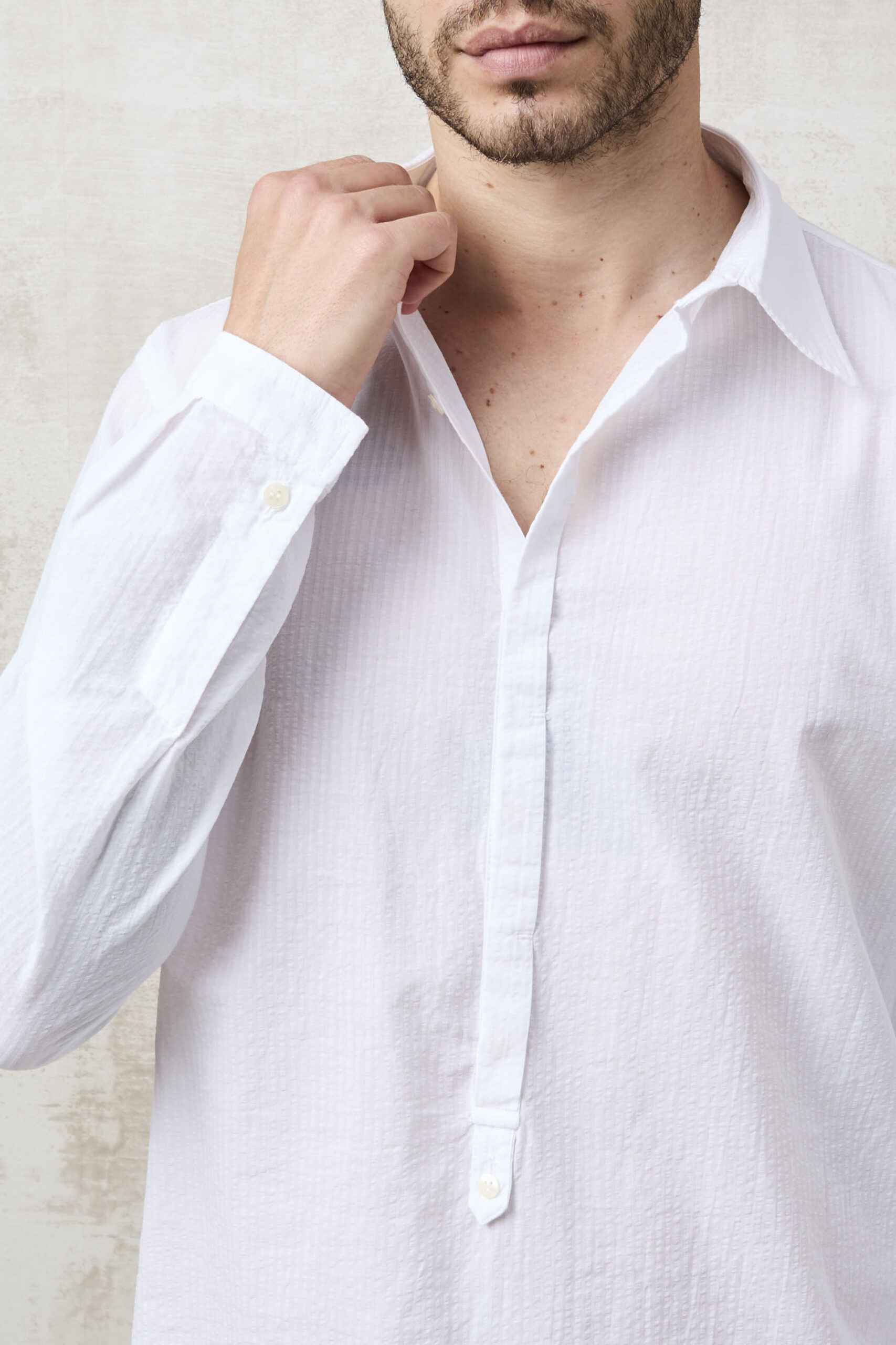 Parrion 1681 Women's White Ella Shirt - Elegant & Comfortable Linen Shirt - Image 7