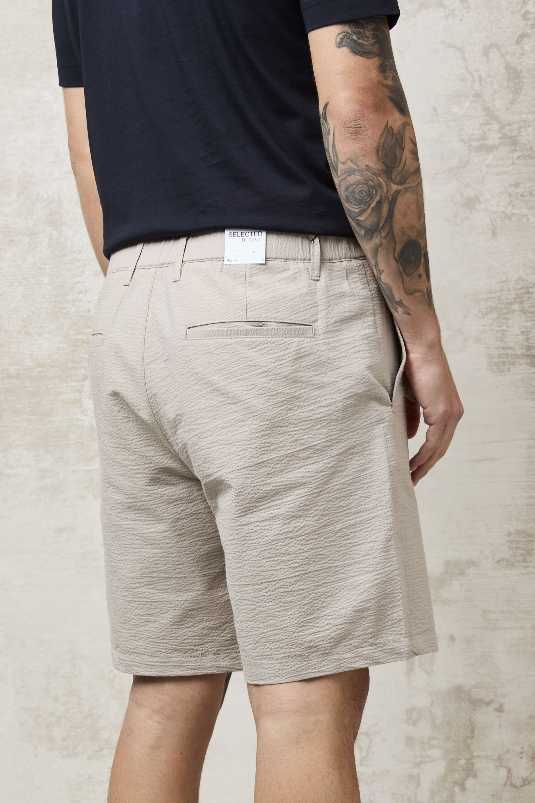 Adumim 1051 Men's Sand Beige Bermuda Shorts - Stylish & Comfortable Summer Shorts - Image 6