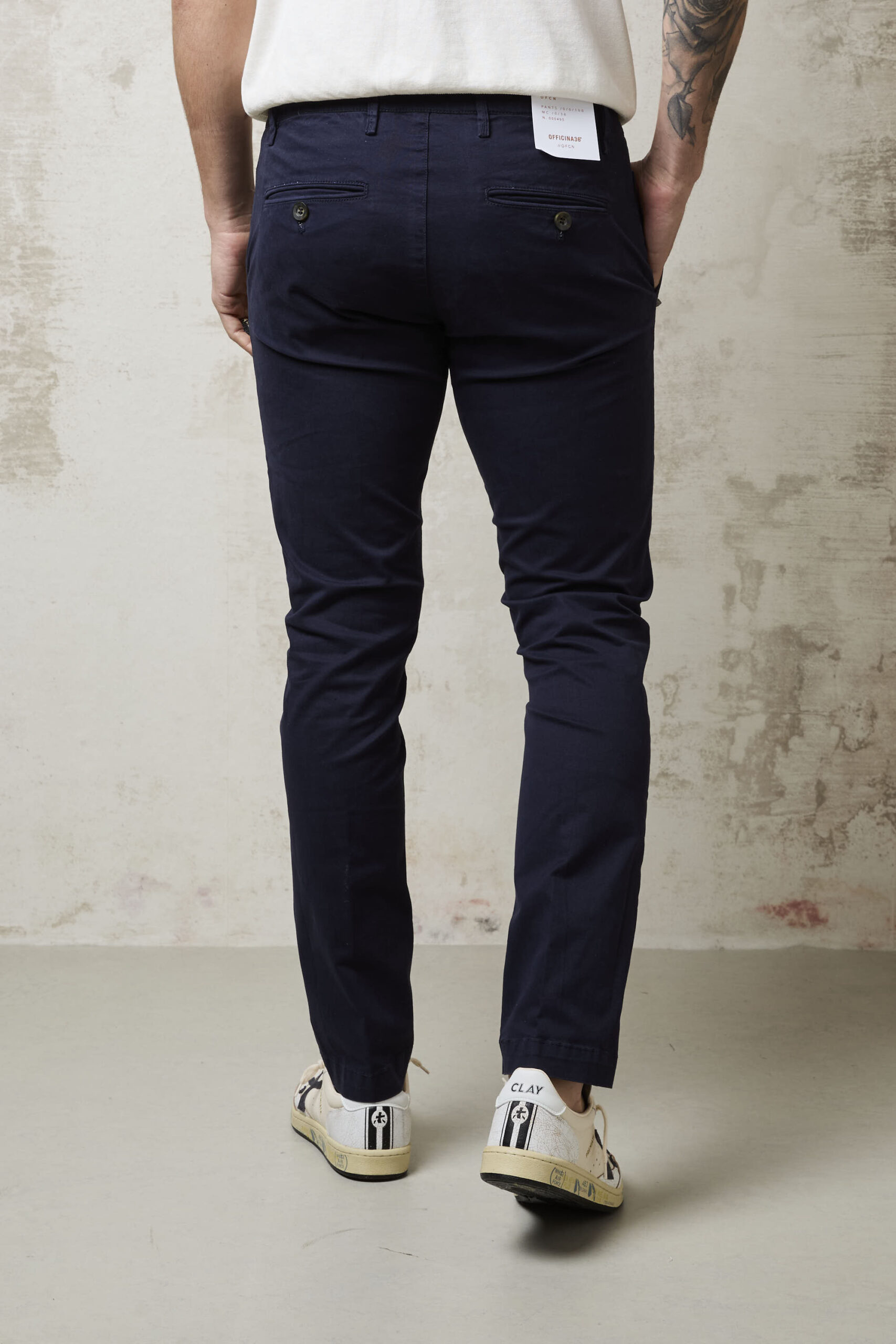 Parrion 1692 Men's Blue Chino Pants - Stylish & Comfortable Slim-Fit Trousers - Image 5