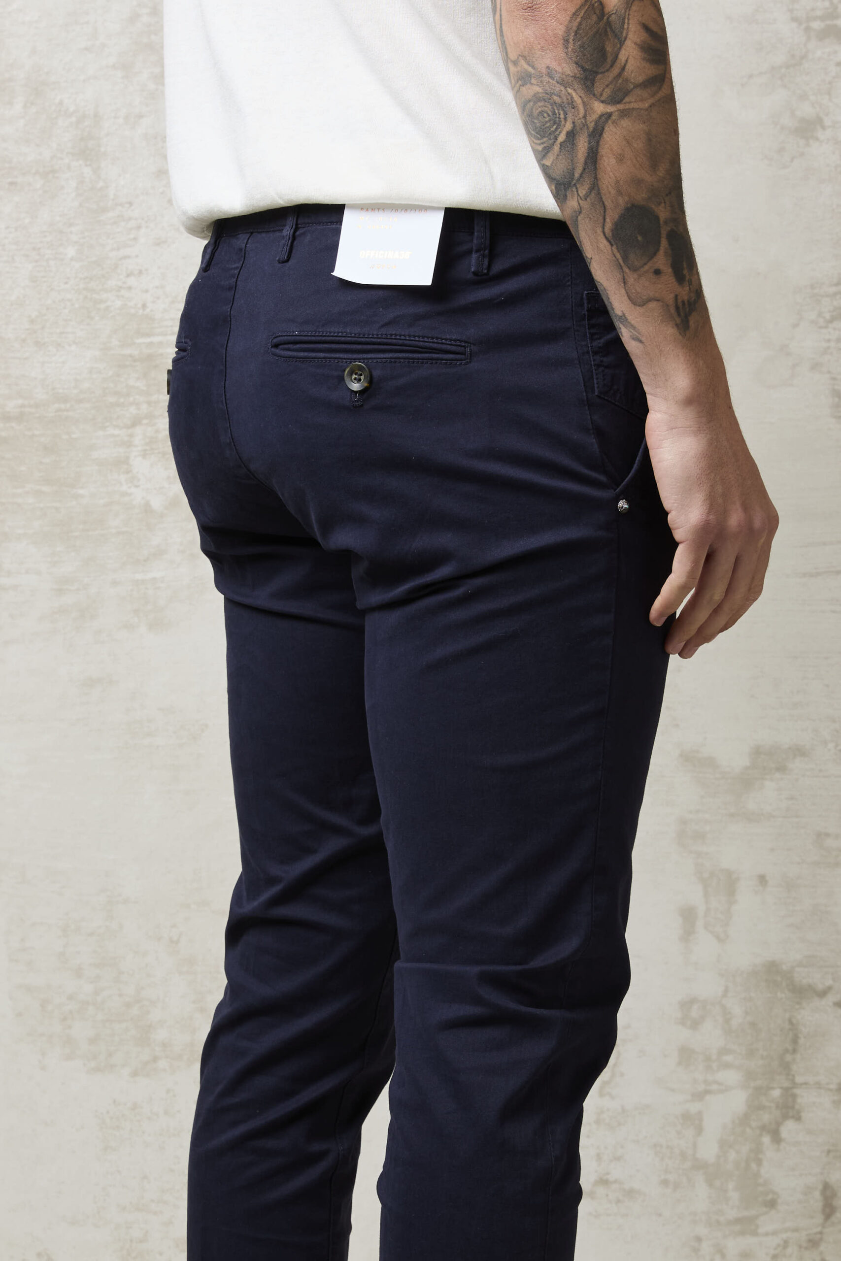 Parrion 1692 Men's Blue Chino Pants - Stylish & Comfortable Slim-Fit Trousers - Image 6