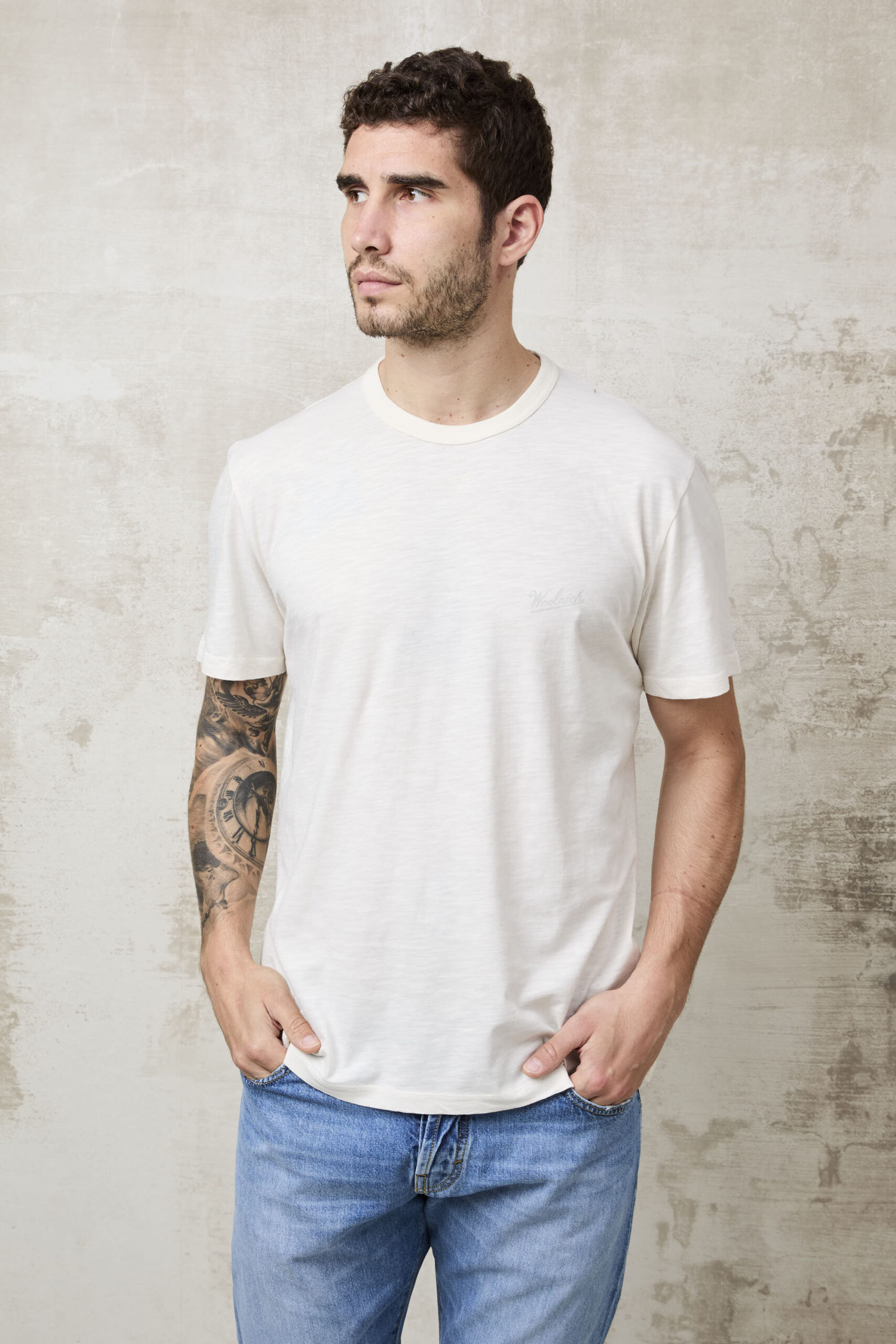 Parrion 1361 Men's Off-White T-Shirt - Soft & Stylish Casual Tee