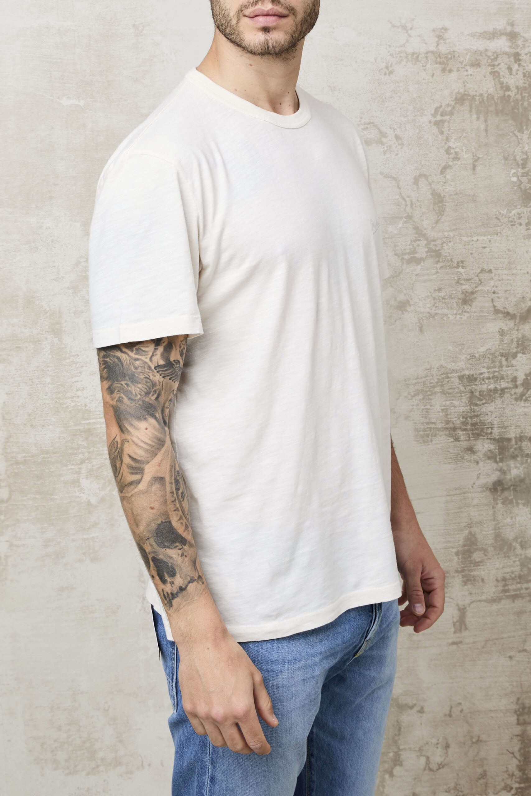 Parrion 1361 Men's Off-White T-Shirt - Soft & Stylish Casual Tee - Image 2