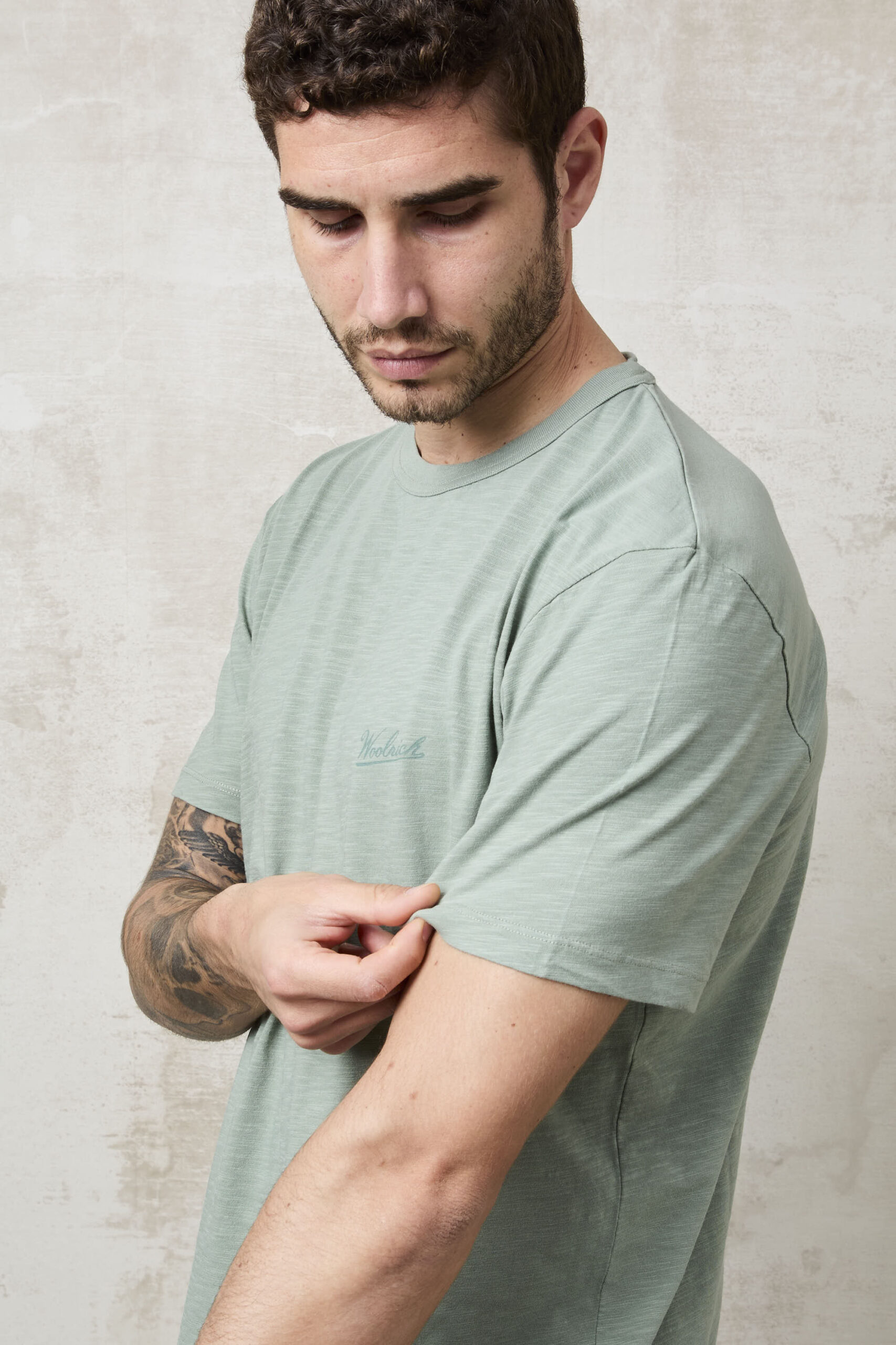 Parrion 1362 Men's Sage Green T-Shirt - Comfortable & Stylish Casual Tee - Image 5