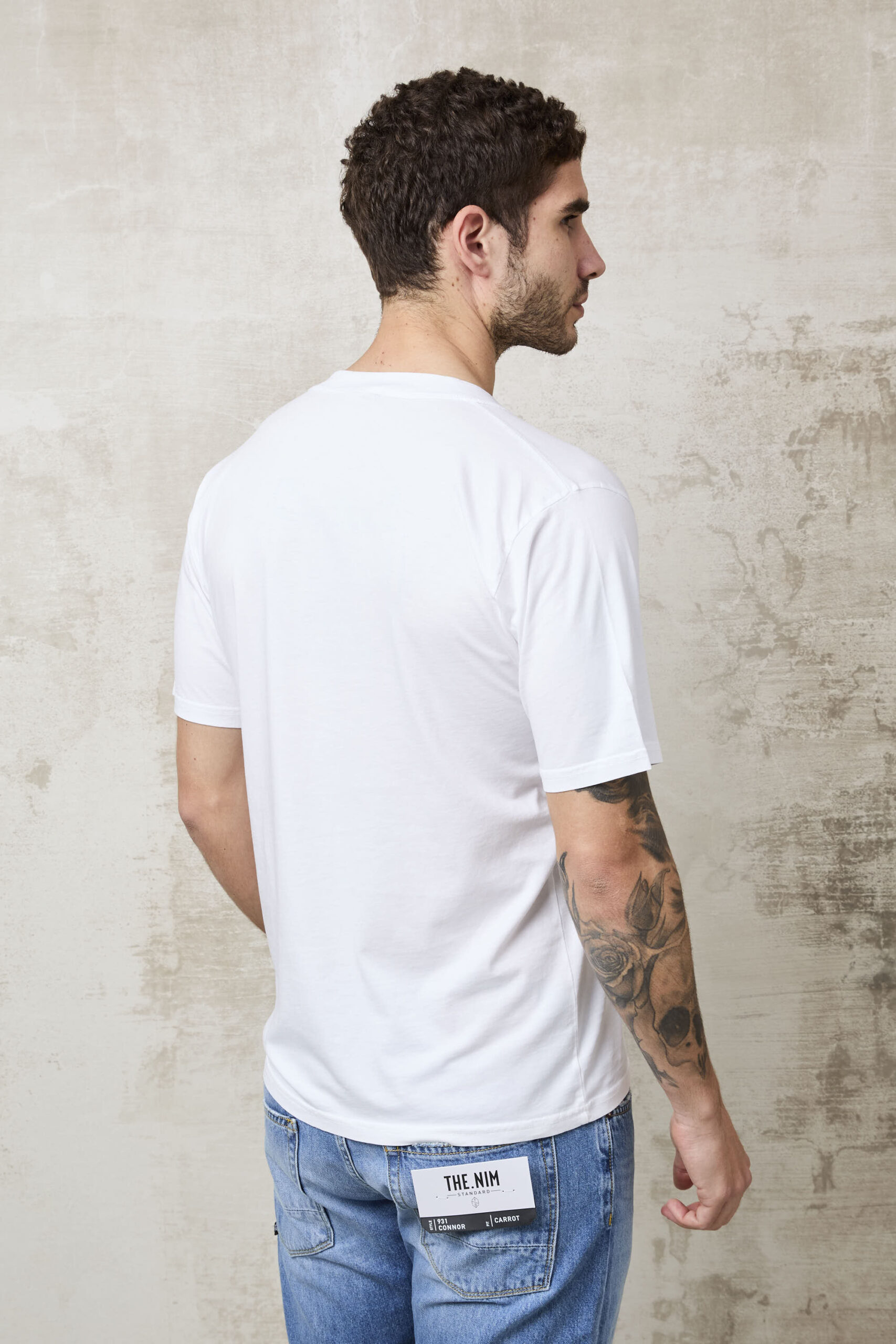 Parrion 1667 Women's Off-White V-Neck T-Shirt - Soft & Comfortable Casual Tee - Image 4